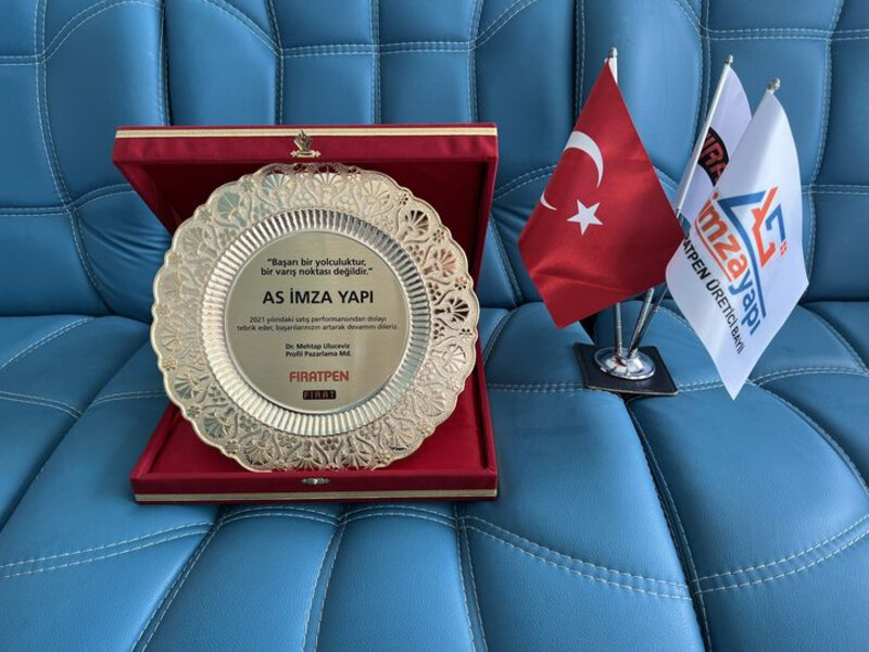 AS İMZA YAPI 2021 Yılı Başarı Ödülünü Aldı