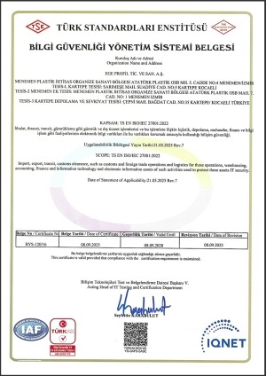 TS EN ISO 27001 BİLGİ GÜVENLİĞİ YÖNETİM SİSTEMİ BELGESİ